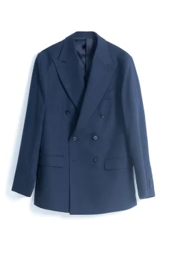 Blazer trespassado duplo slim fit