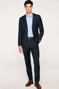 Blazer xadrez slim fit