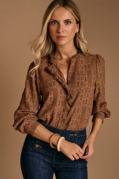 Blusa Anie com folho