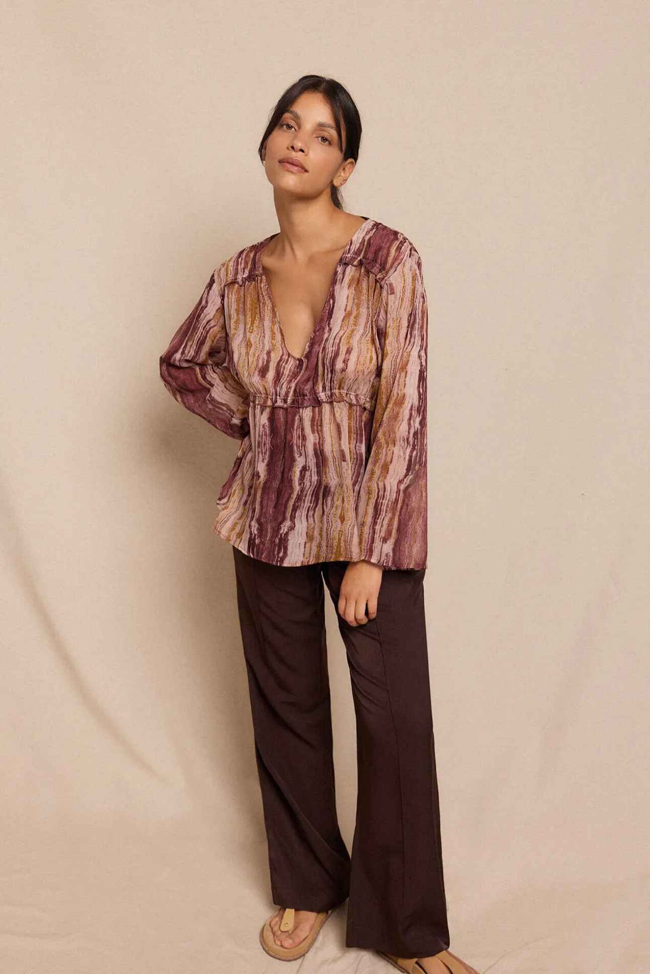 Blusa assimétrica