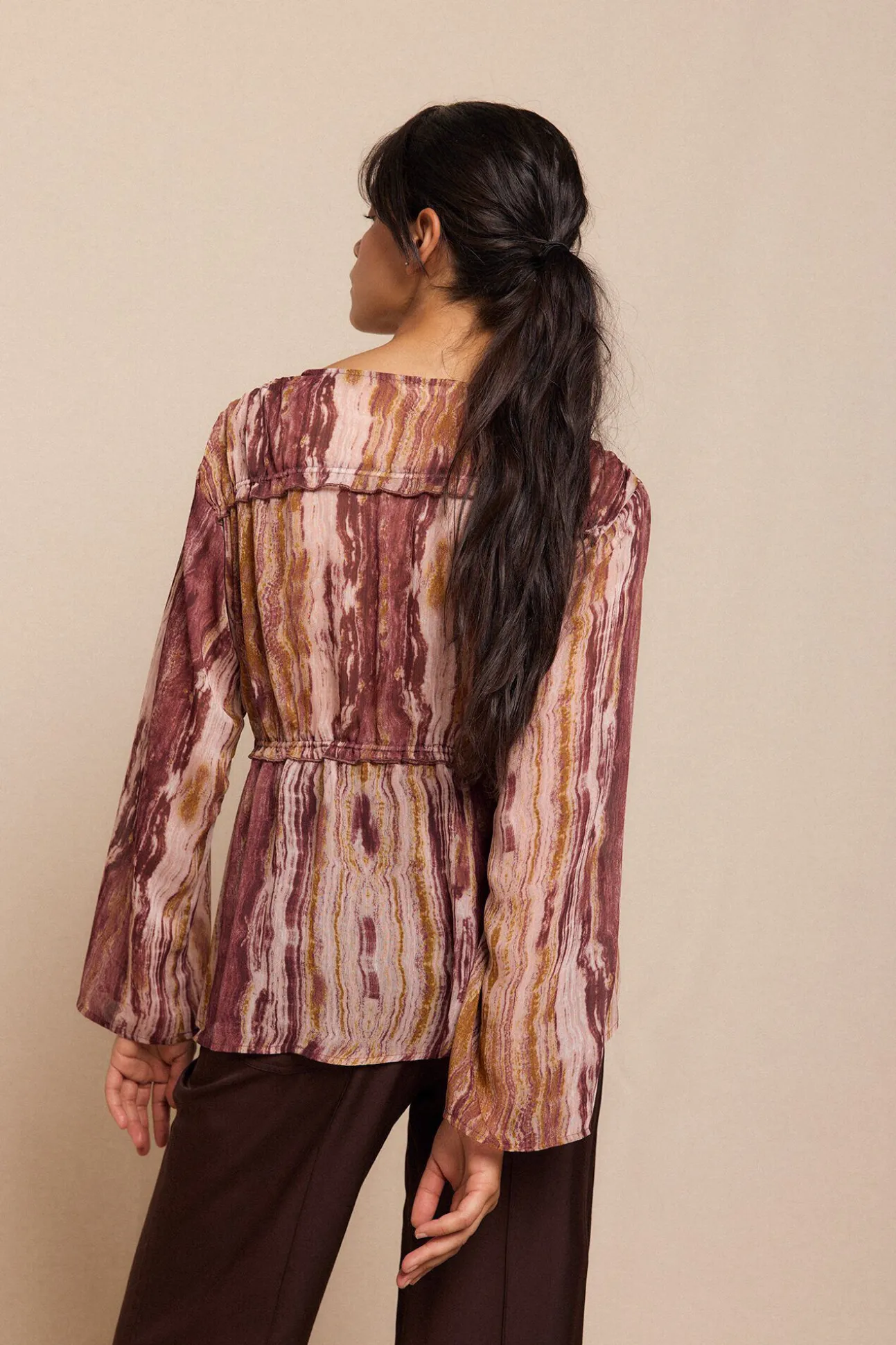 Blusa assimétrica