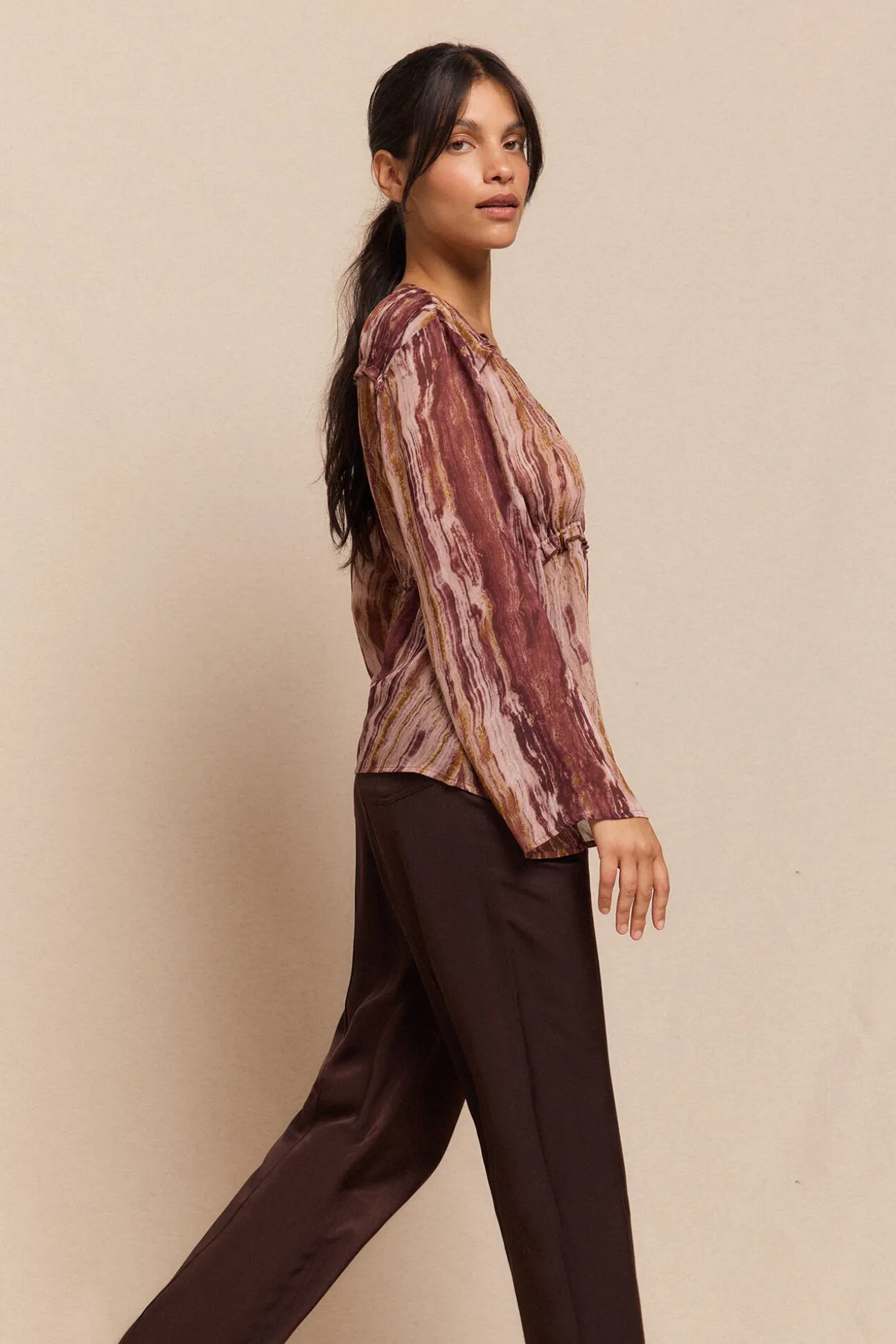 Blusa assimétrica
