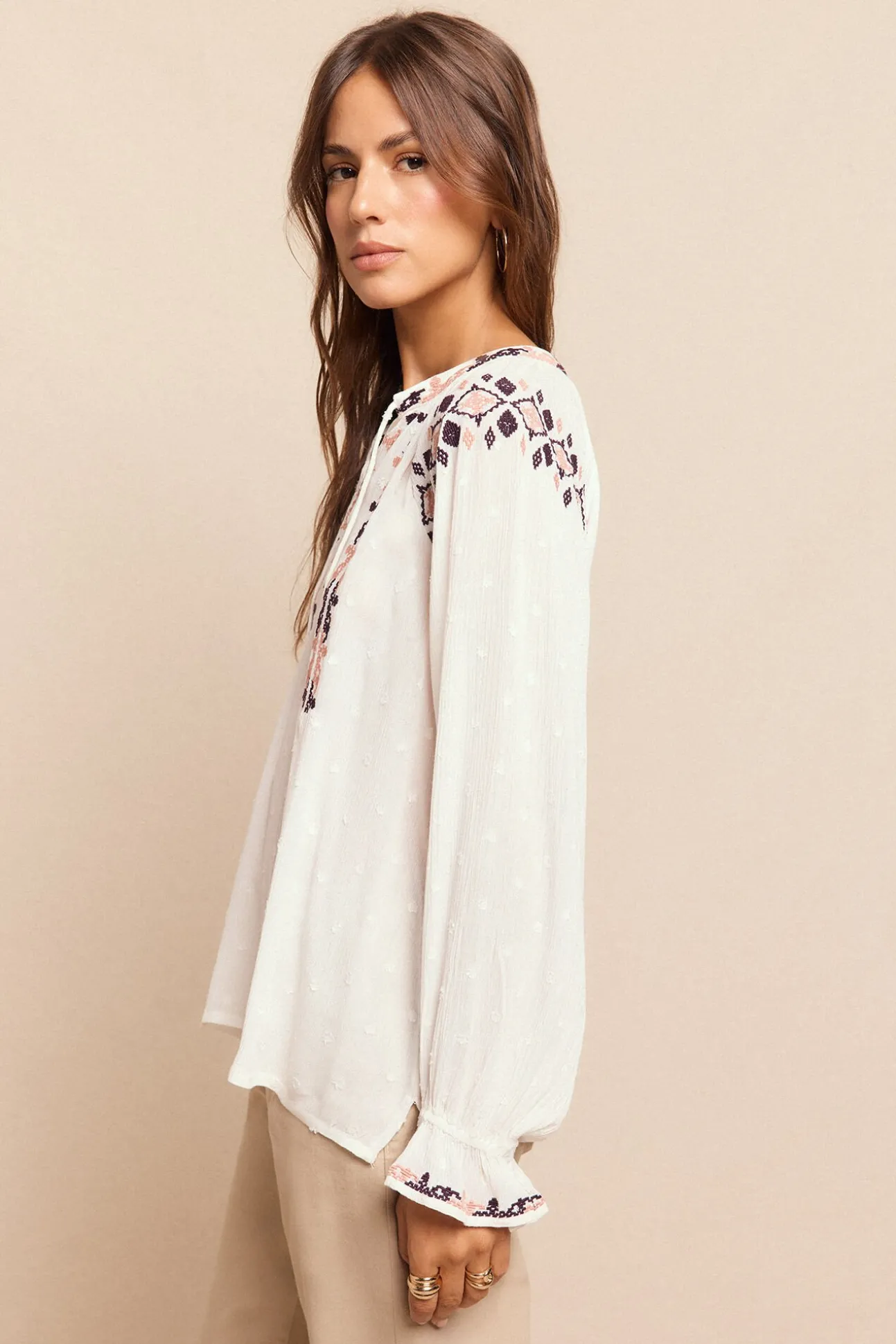 Blusa bordada