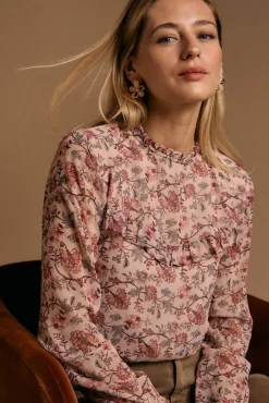 Blusa Brisa com estampado de flores
