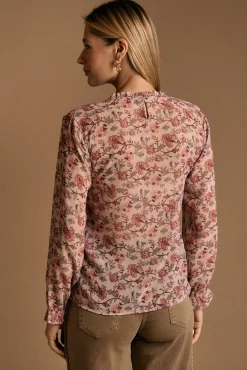 Blusa Brisa com estampado de flores