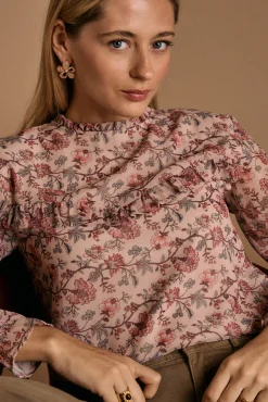 Blusa Brisa com estampado de flores