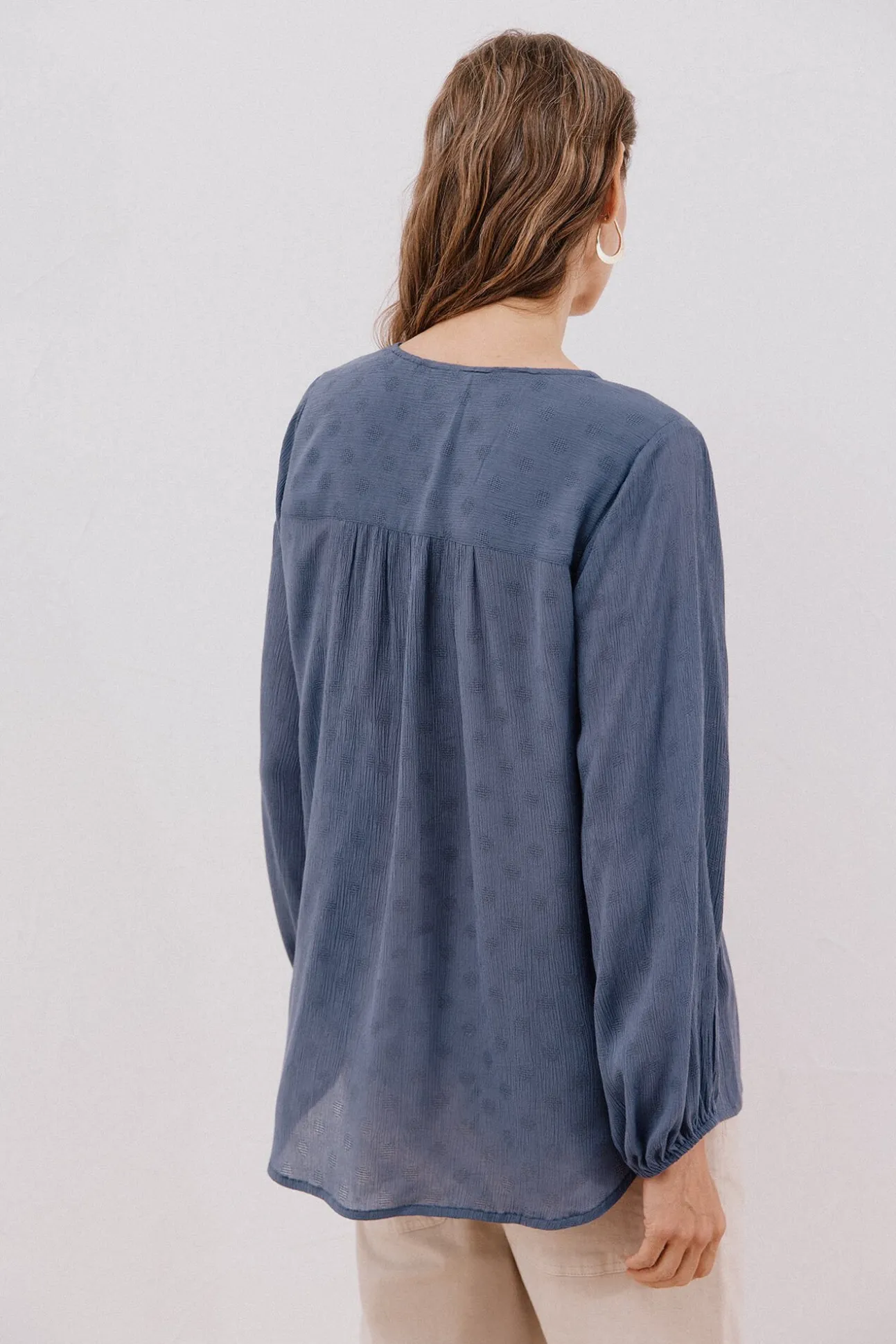 Blusa com borlas
