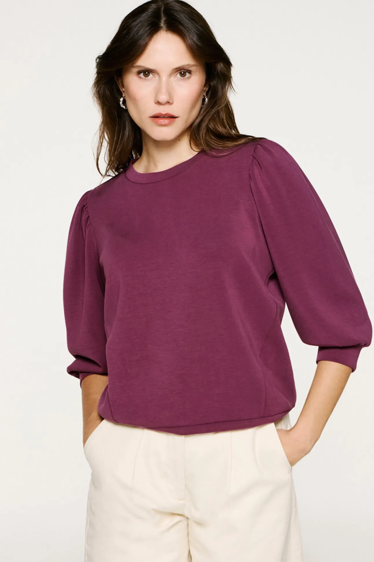 Blusa com manga top