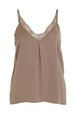 Blusa de alças ajustáveis fluida