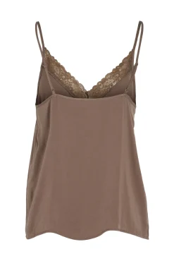 Blusa de alças ajustáveis fluida