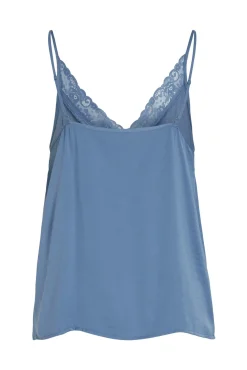 Blusa de alças ajustáveis fluida