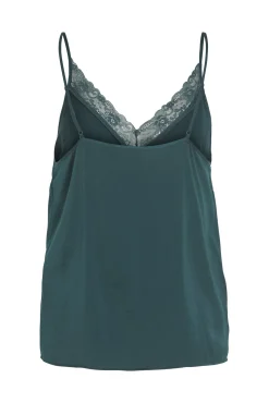 Blusa de alças ajustáveis fluida