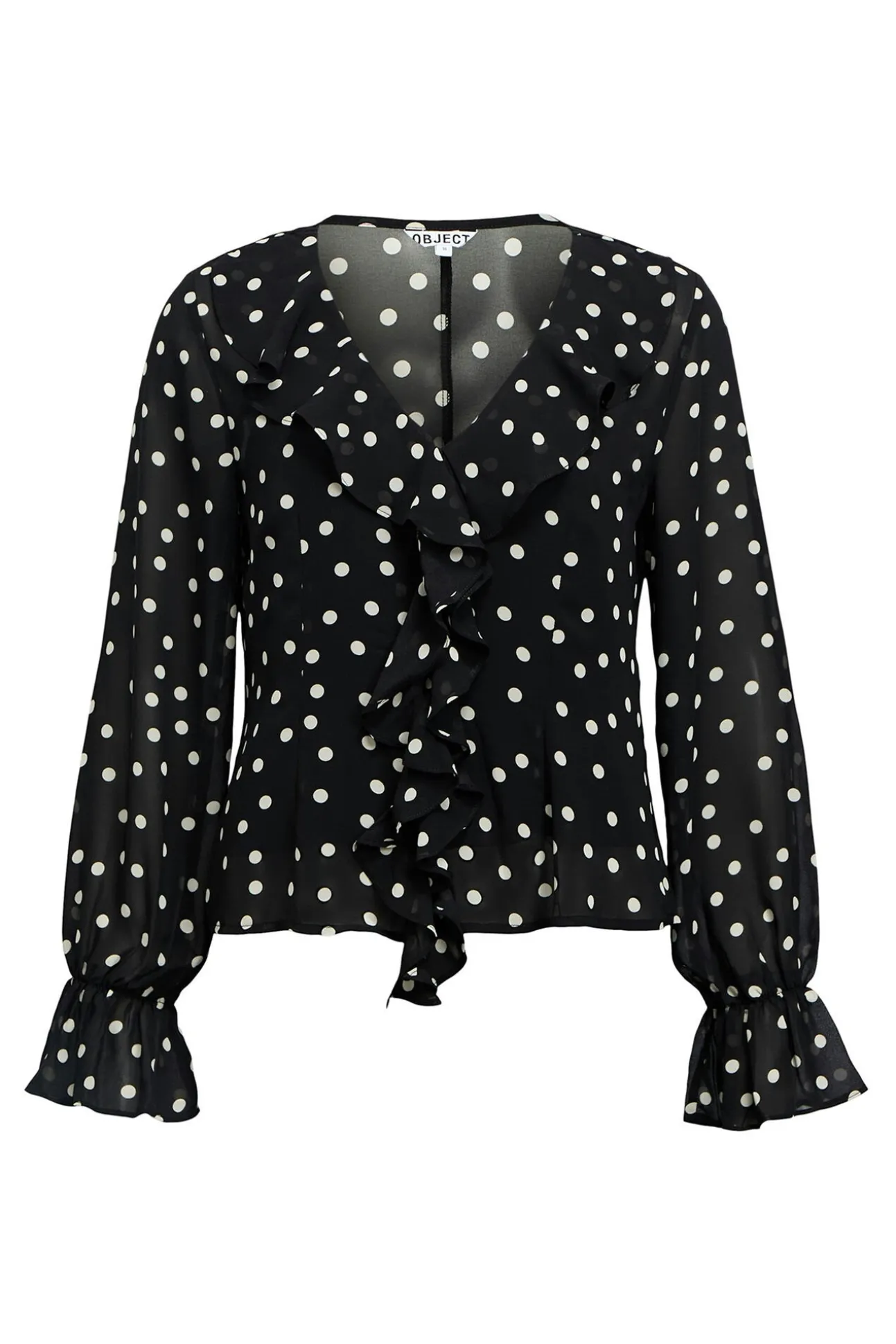 Blusa de gaze estampada