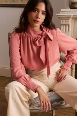 Blusa de laçada Belvia