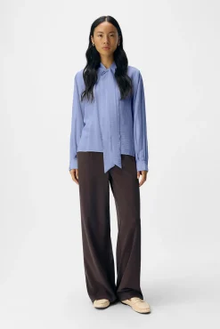 Blusa de laço de viscose