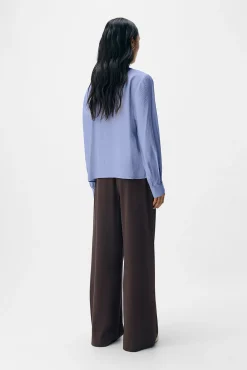 Blusa de laço de viscose