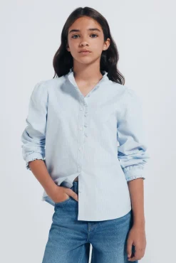 Blusa de manga comprida para menina