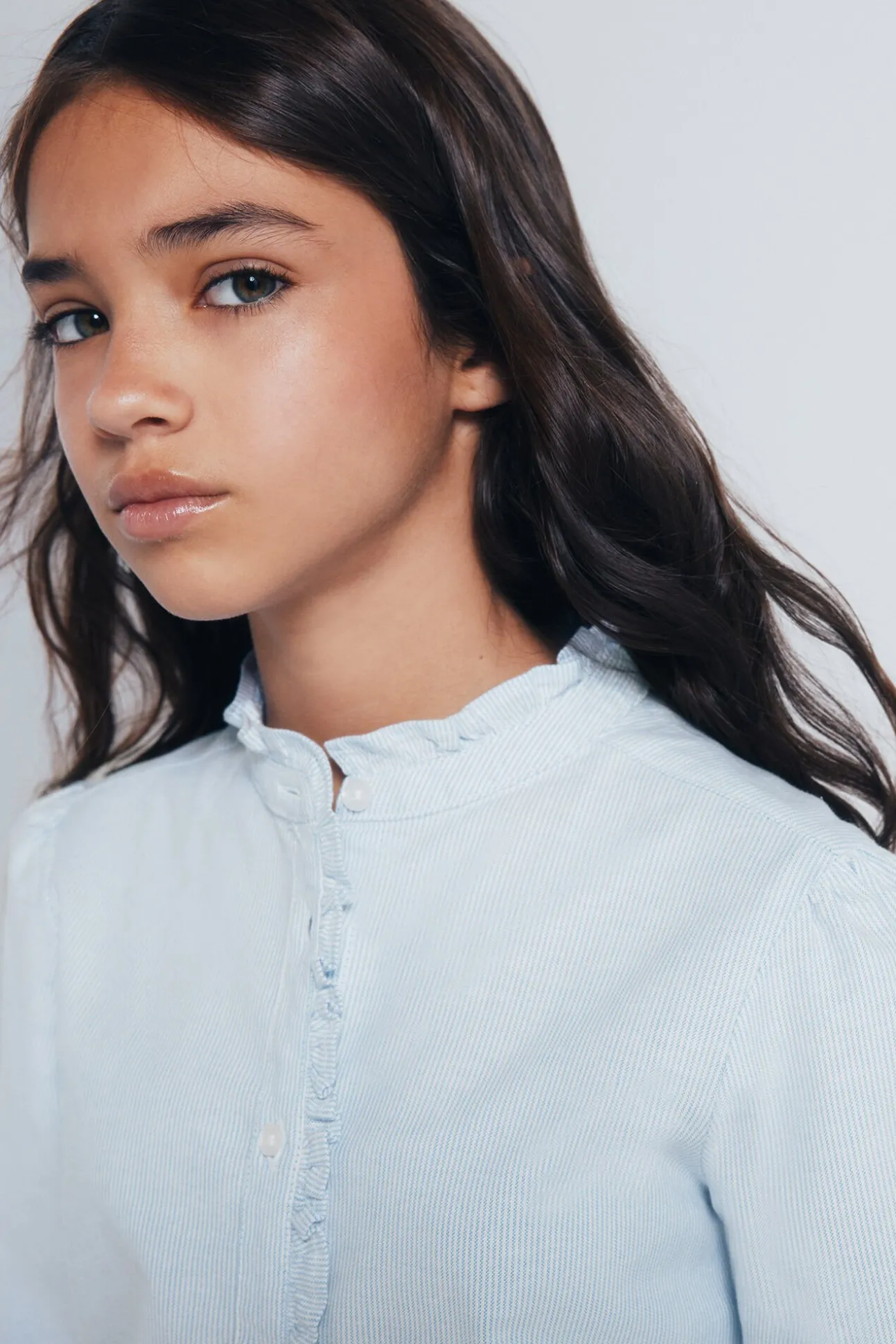 Blusa de manga comprida para menina