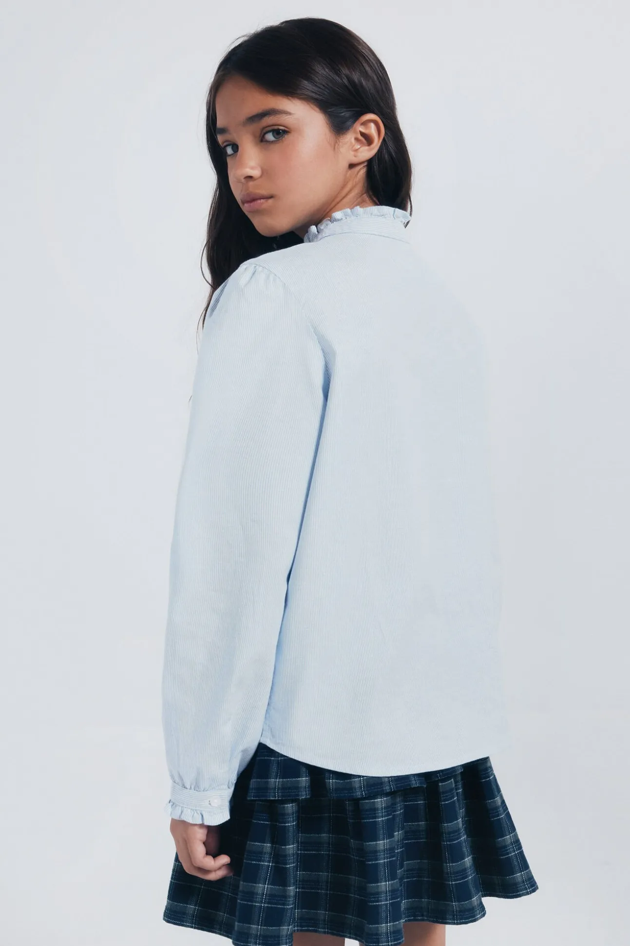 Blusa de manga comprida para menina