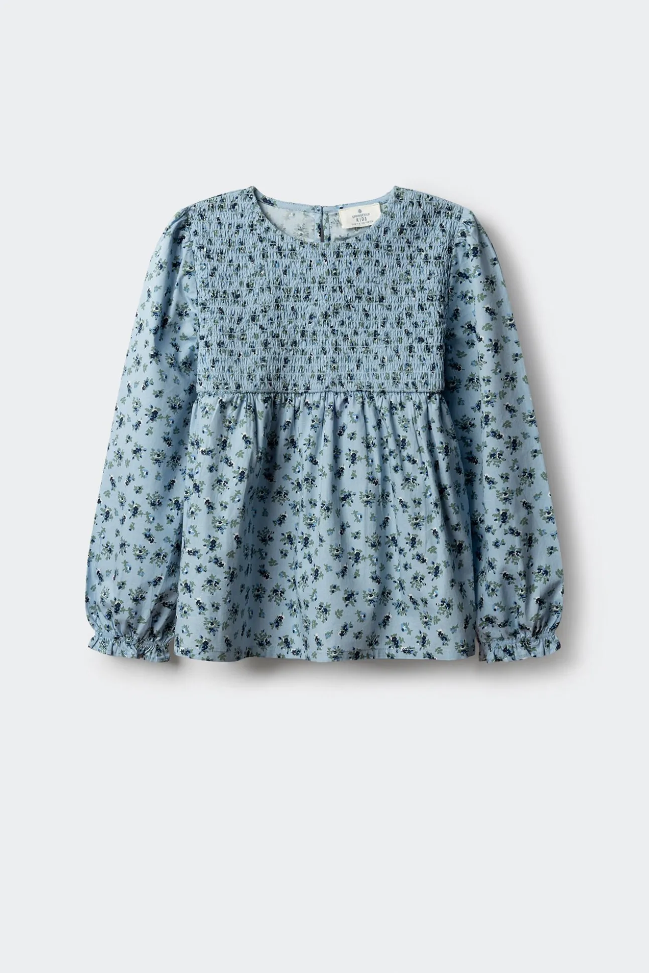 Blusa de manga comprida para menina
