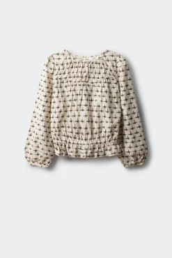 Blusa de manga comprida para menina