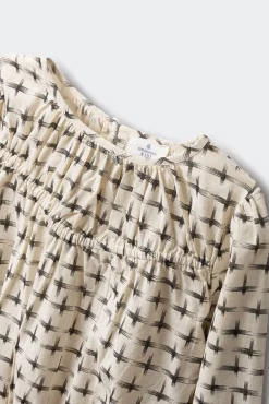 Blusa de manga comprida para menina
