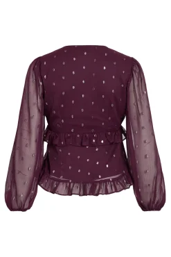 Blusa de manga de manga comprida