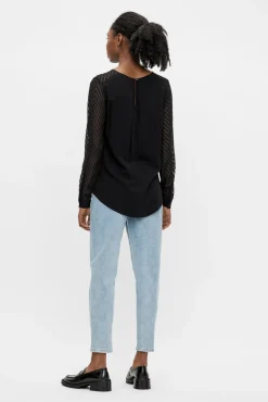 Blusa de manga fina