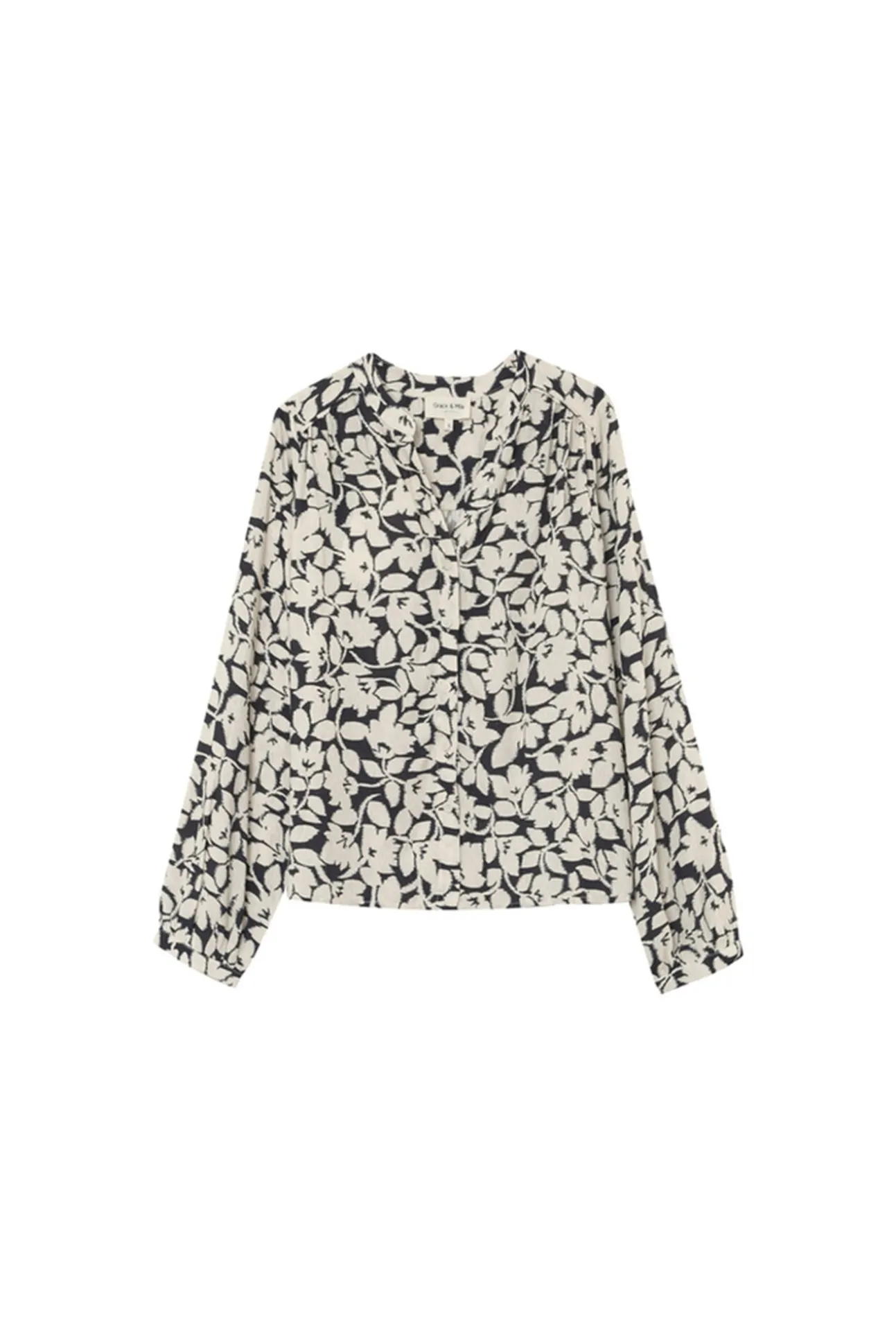 Blusa de mangas comprida com corte regular