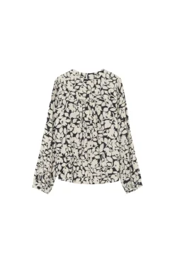 Blusa de mangas comprida com corte regular