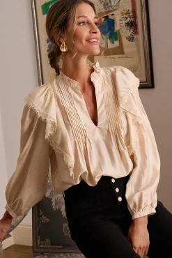 Blusa de renda Anne