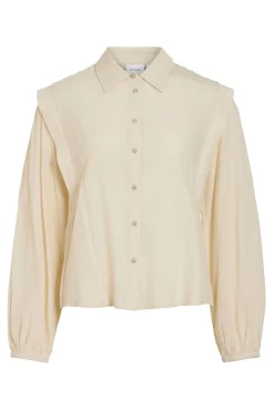 Blusa de viscose com detalhes em lurex