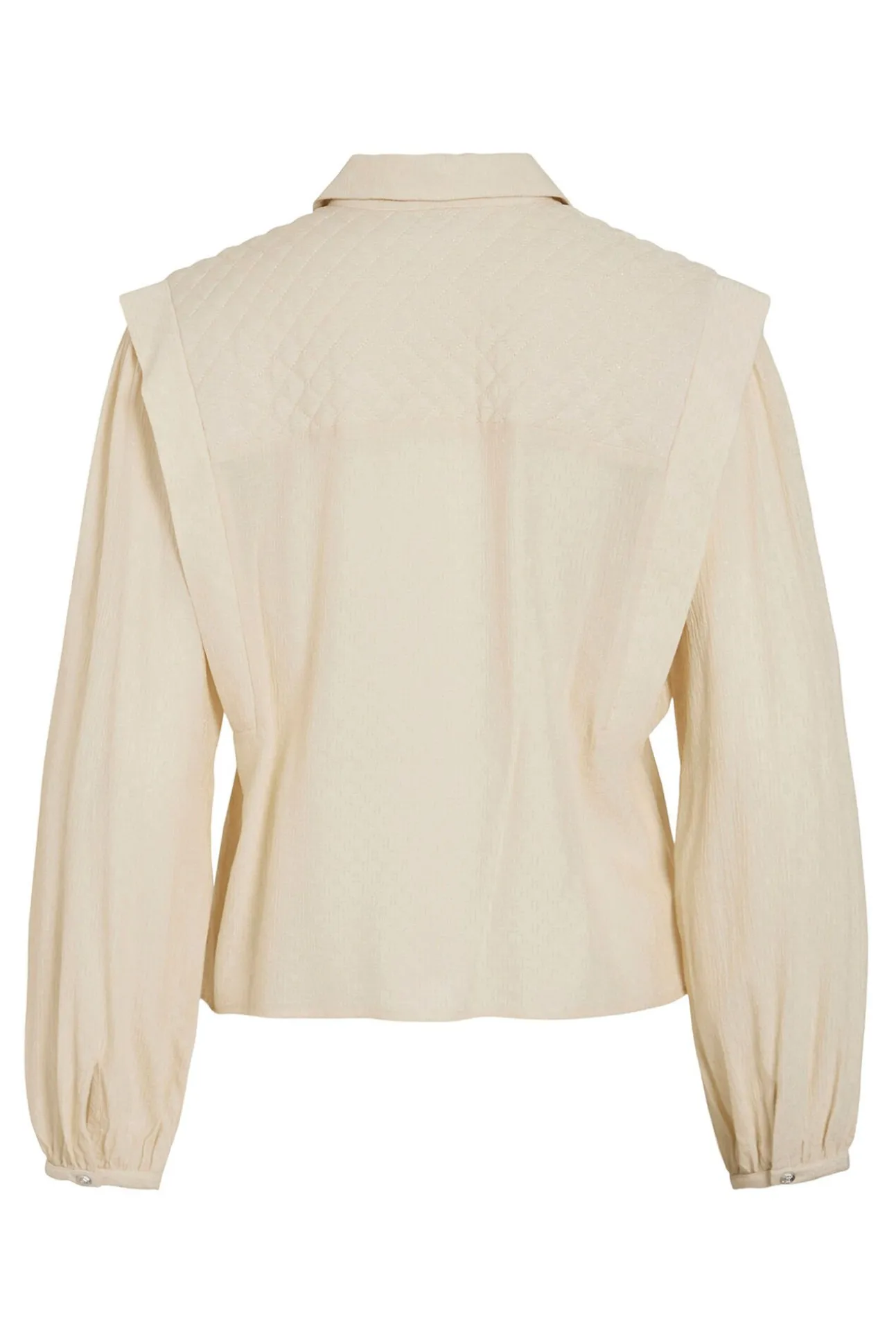 Blusa de viscose com detalhes em lurex
