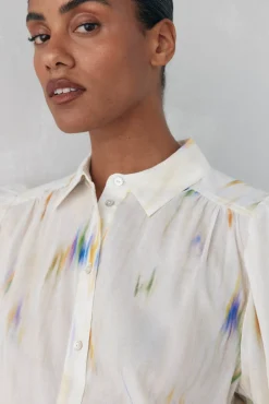 Blusa estampada solta