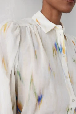 Blusa estampada solta