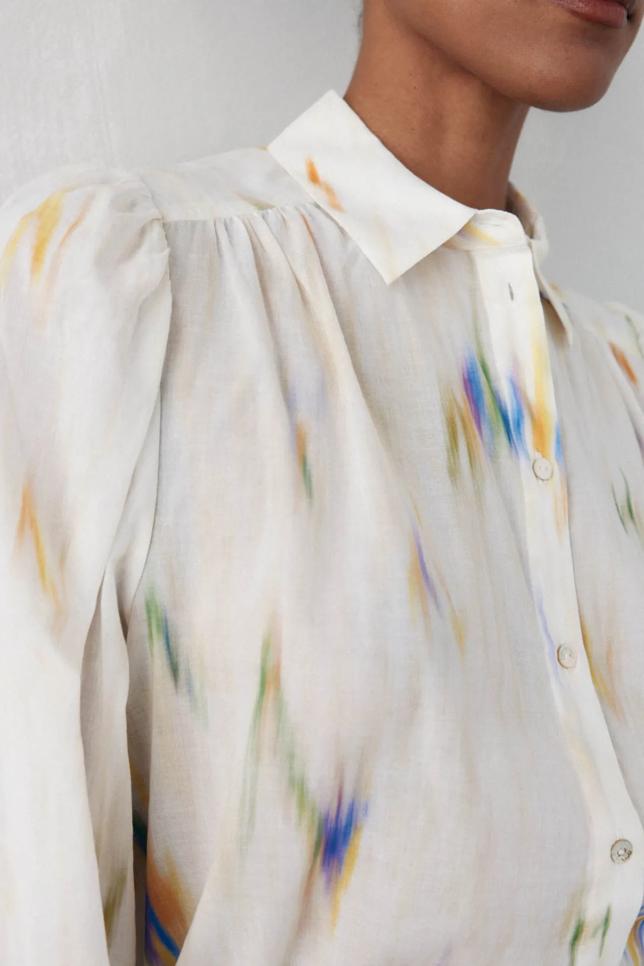 Blusa estampada solta