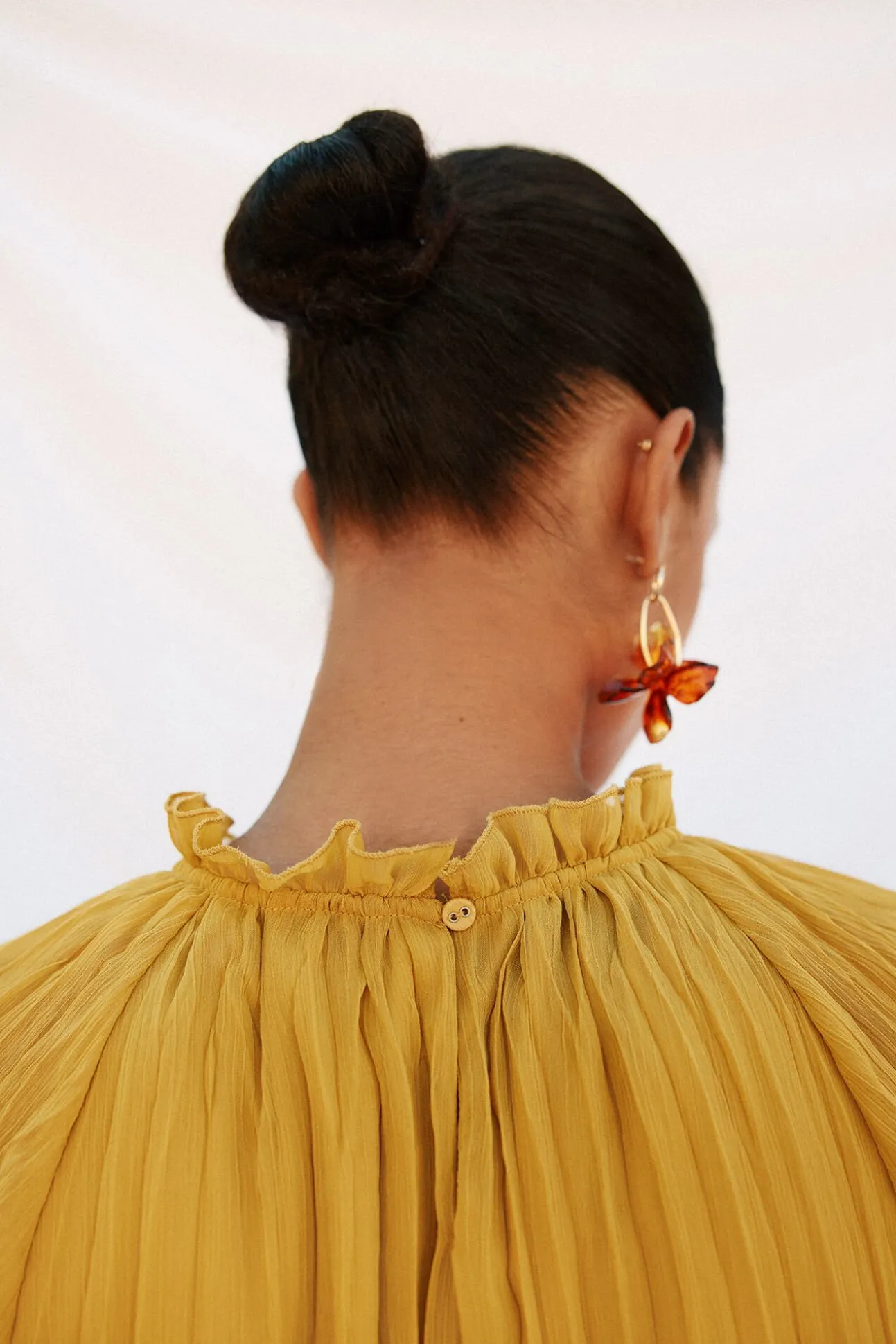 Blusa fluida e franzida