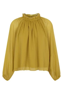 Blusa fluida e franzida
