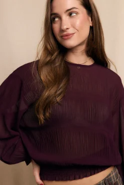 Blusa franzida