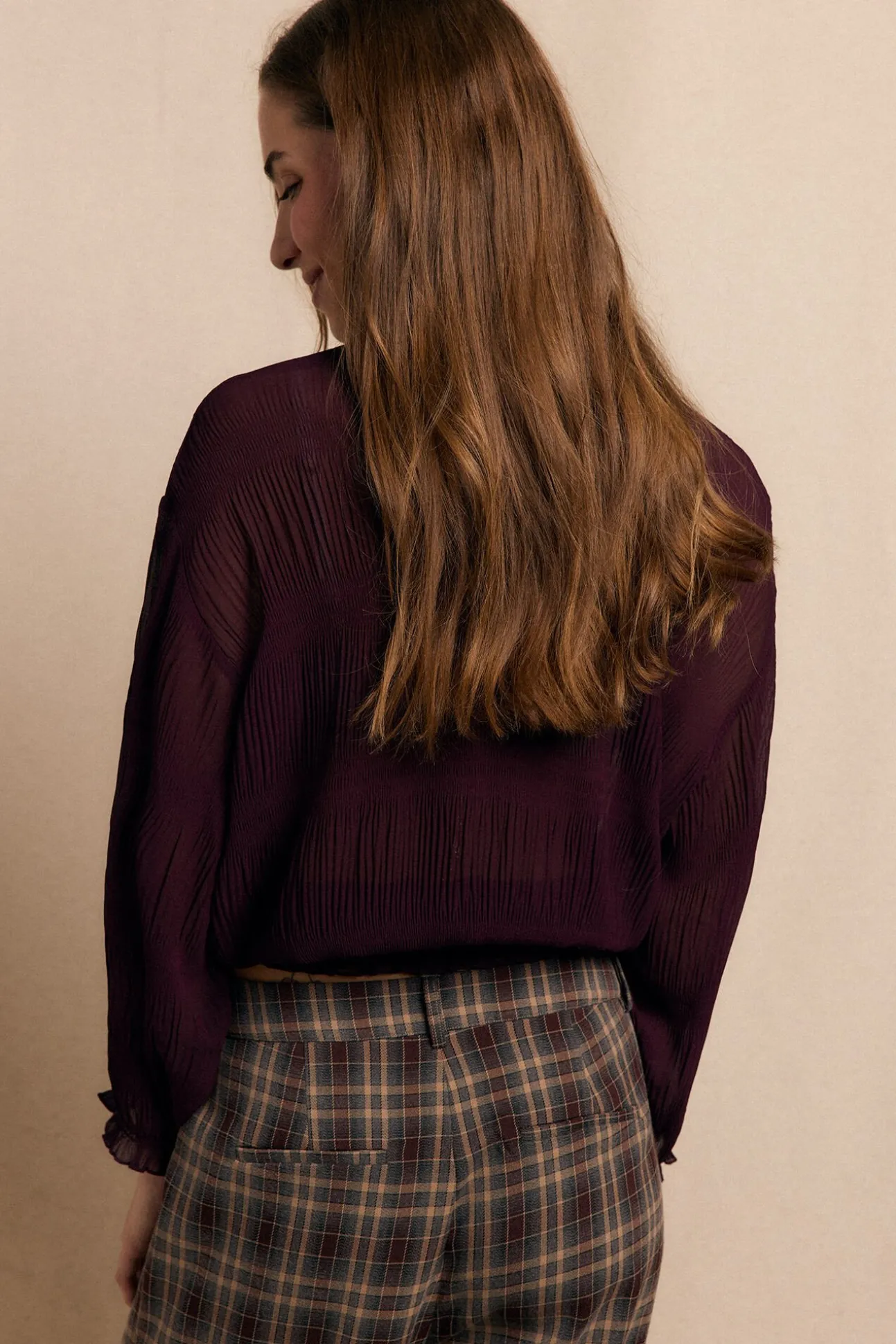 Blusa franzida
