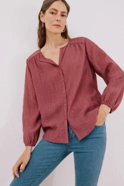 Blusa gola redonda