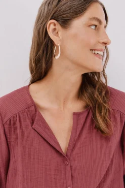 Blusa gola redonda