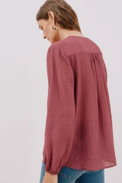 Blusa gola redonda