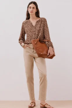 Blusa gola redonda