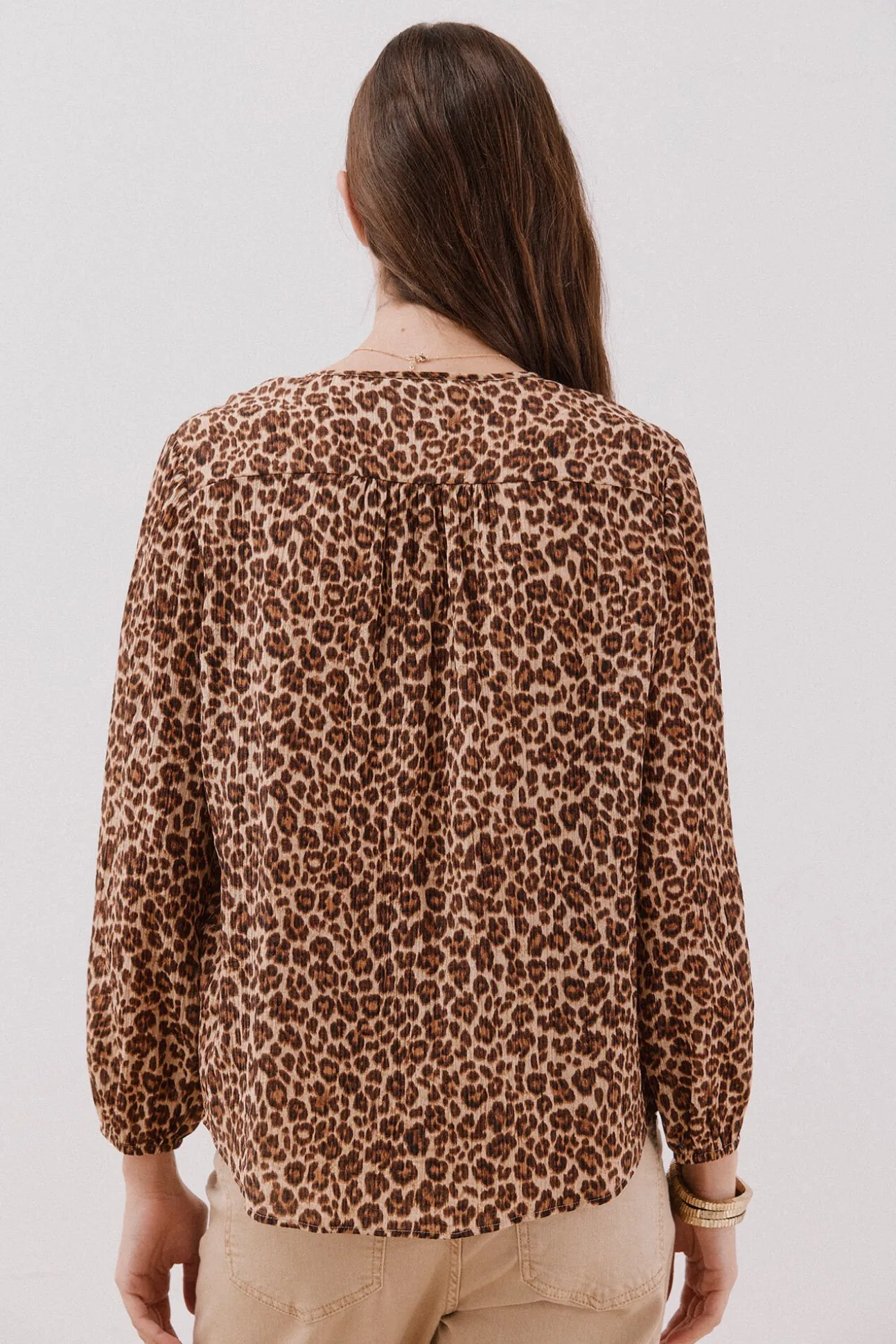 Blusa gola redonda