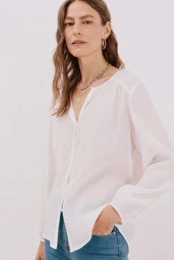 Blusa gola redonda