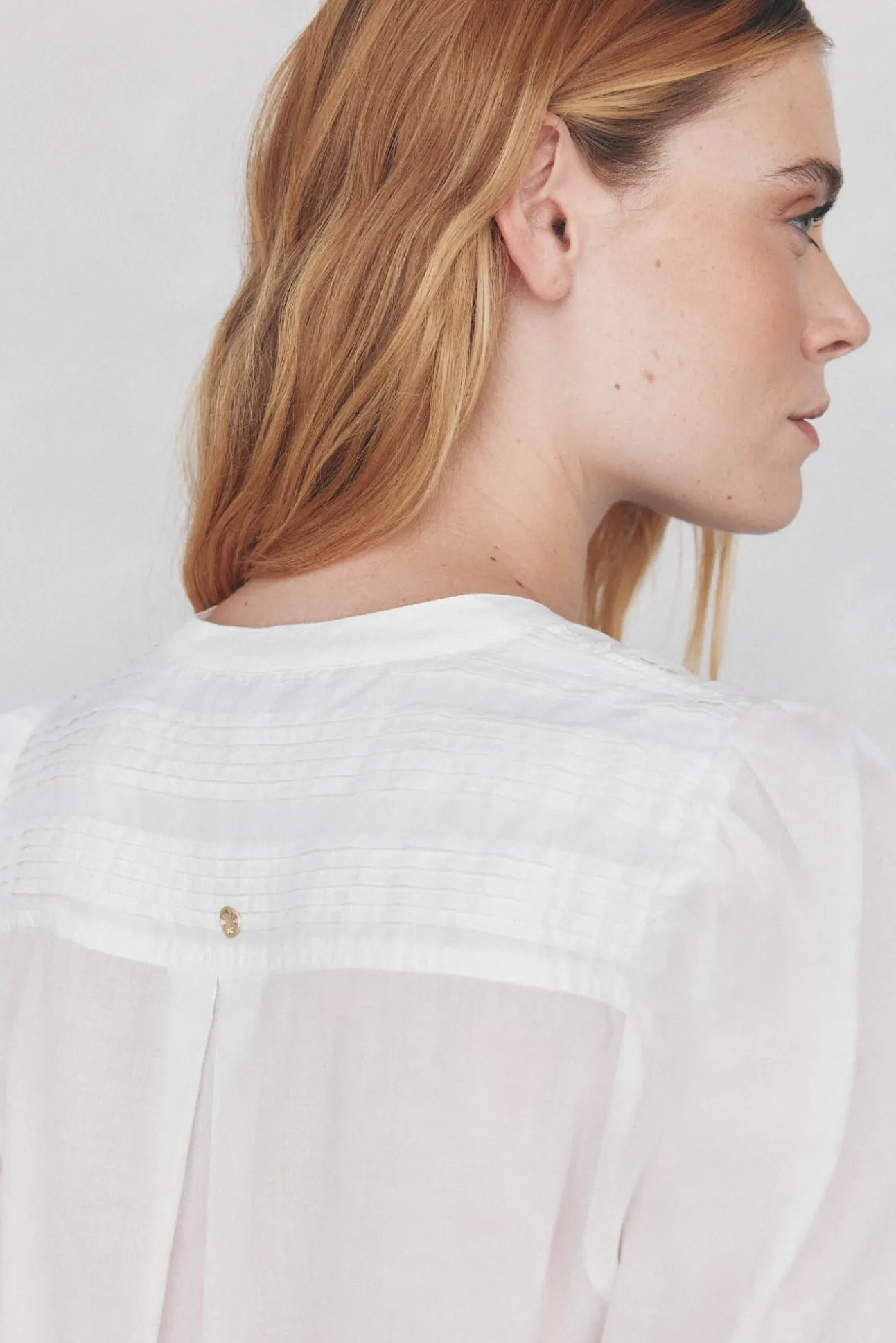 Blusa lisa e solta