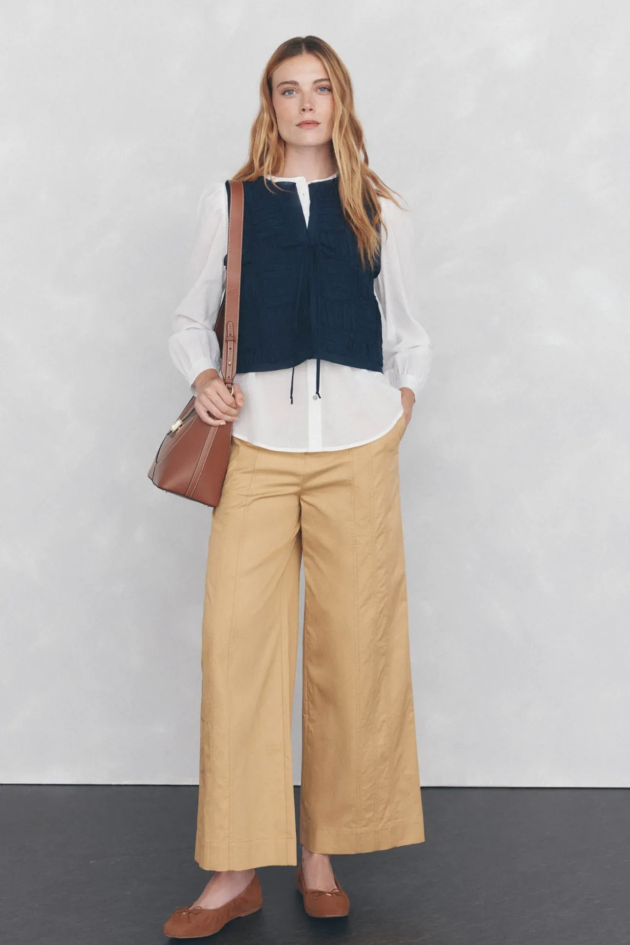 Blusa lisa e solta