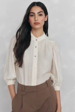 Blusa lisa e solta