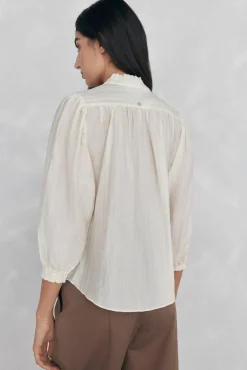 Blusa lisa e solta